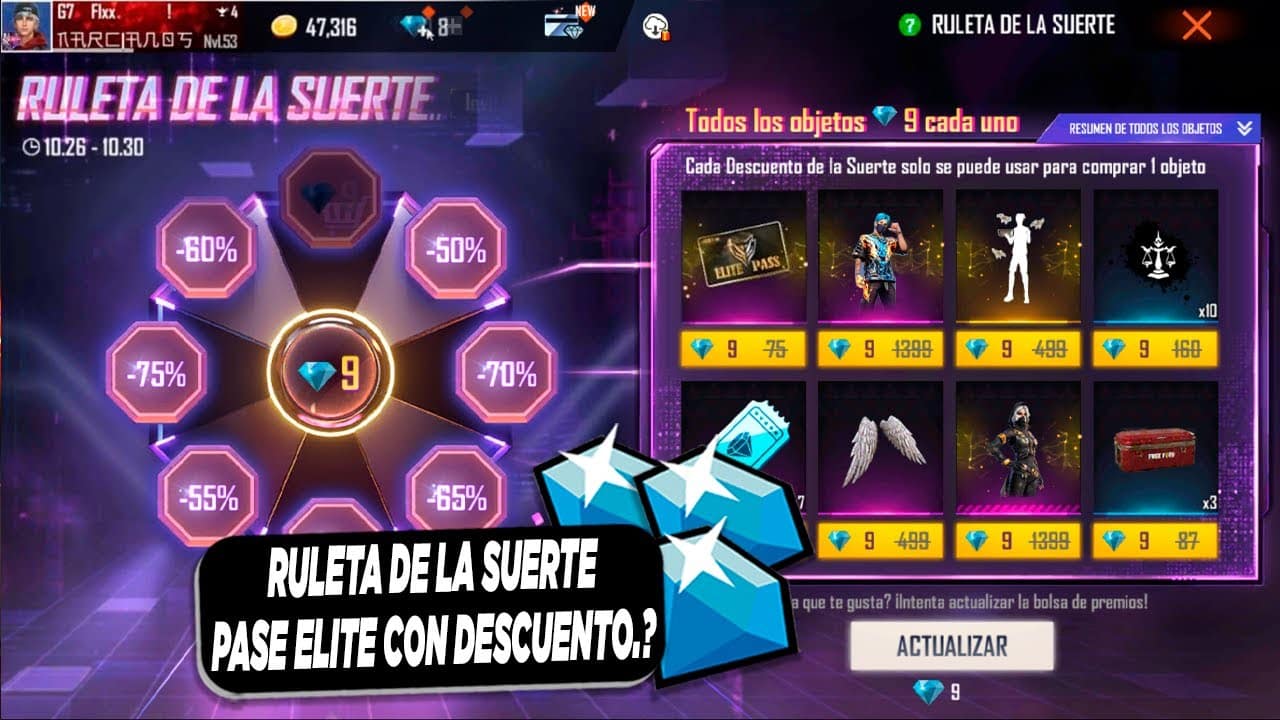 como adquirir pase elite en free fire cuantos diamantes necesitas