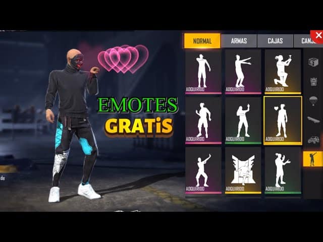 descubre donde conseguir emotes gratis para free fire guia completa